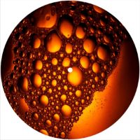 7'' Slipmat - Amber Bubbles 
