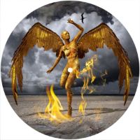 7'' Slipmat - Angel Gold 