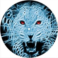 7'' Slipmat - Cat Neon Leopard 