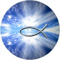 7'' Slipmat - Christian Fish Sky 