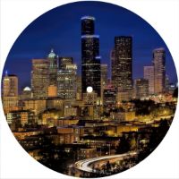 7'' Slipmat - City Skyline 1 