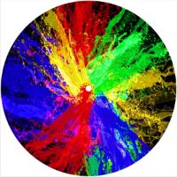7'' Slipmat - Colorful Splash 
