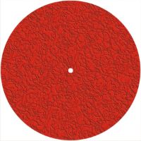 7'' Slipmat - Crinkles Red 