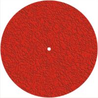 7'' Slipmat - Crinkles Red 