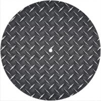 7'' Slipmat - Diamond Plate Black 