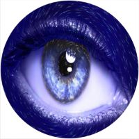 7'' Slipmat - Eye Blue 