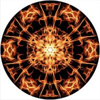 7'' Slipmat - Fire Pentagram 