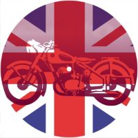 7'' Slipmat - Flag Brit Bike 1 