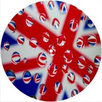 7'' Slipmat - Flag UK Patriot Bubbles 