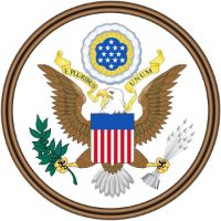 7'' Slipmat - Flag USA Seal 