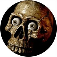 7'' Slipmat - Goggle Eyed Skull 