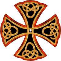 7'' Slipmat - Gothic Cross BK 