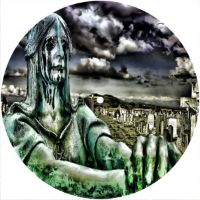 7'' Slipmat - Graveyard Statue 