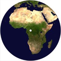7'' Slipmat - Map Africa 1 