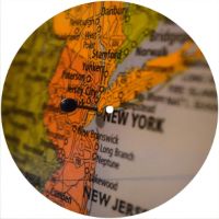 7'' Slipmat - Map New York 1 