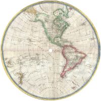 7'' Slipmat - Map Old Americas 1 