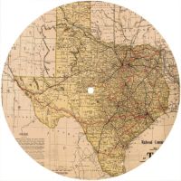 7'' Slipmat - Map Texas 1 