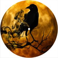 7'' Slipmat - Moon Raven 