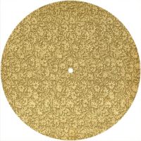 7'' Slipmat - Parchment Flower Pattern 
