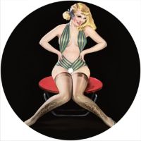 7'' Slipmat - Pin Up Girl Bashfull 