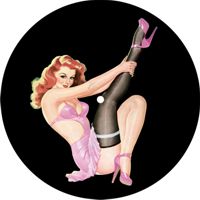7'' Slipmat - Pinup pink Dress 