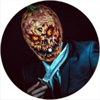 7'' Slipmat - Pumpkin Head 