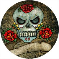 7'' Slipmat - Skull Art 1 