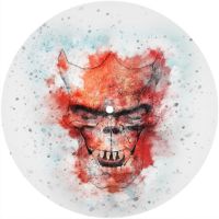 7'' Slipmat - Skull Art 2 