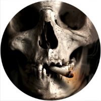 7'' Slipmat - Skull Cigarrete 