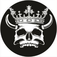 7'' Slipmat - Skull Crowned 