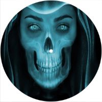 7'' Slipmat - Skull Design 1 