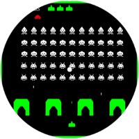 7'' Slipmat - Space Invaders 1 