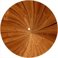 7'' Slipmat - Spiral Wood 