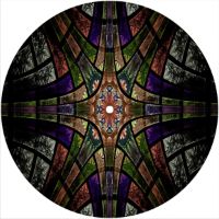 7'' Slipmat - Stained Glass 8 
