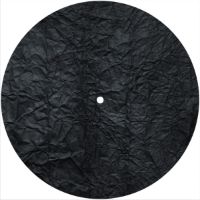 7'' Slipmat - Texture Ruffled Black 1 