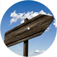 7'' Slipmat - Wooden Sign 1 