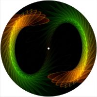 12'' Slipmat - Abstract Spiro 