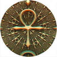 12'' Slipmat - Ankh Embossed 