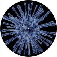12'' Slipmat - Bacteria Cell Virus 