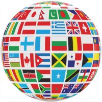 12'' Slipmat - Ball Flags 1 