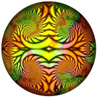 12'' Slipmat - Ball Fractal 1 