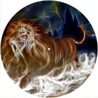 12'' Slipmat - Cat Neon Lion 