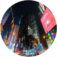 12'' Slipmat - City New York 