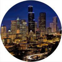 12'' Slipmat - City Skyline 1 