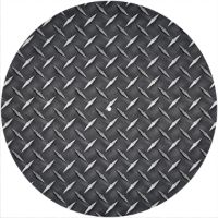 12'' Slipmat - Diamond Plate Black 