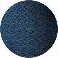 12'' Slipmat - Diamond Plate Dark 