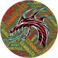 12'' Slipmat - Dragon Destroy 