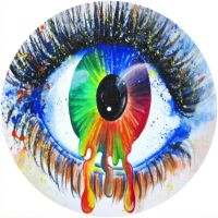 12'' Slipmat - Eye Painting 1 