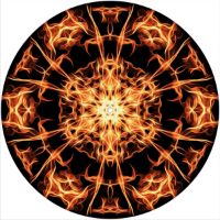 12'' Slipmat - Fire Pentagram 