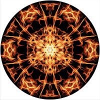 12'' Slipmat - Fire Pentagram 